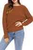 Cross Back Hollow-Out Sweater
